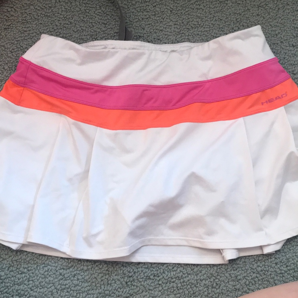 White Tennis skirt